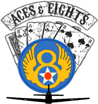 Aces & Eights Poker Chip Run Aviation Information - Aces And Eights Logo (343x397)