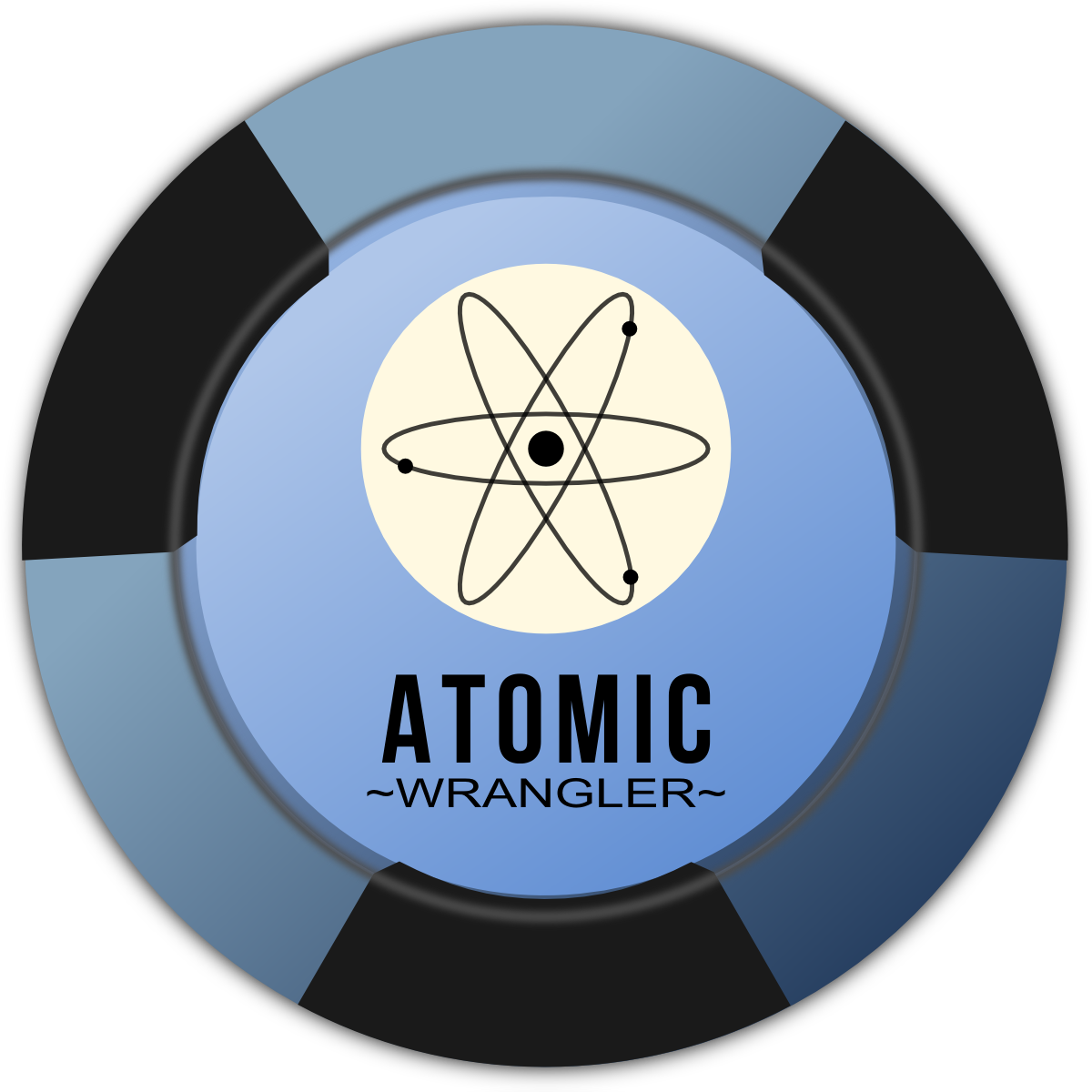 Vegas Vector Chips Clip Free Library - Atomic Wrangler Chip (1200x1200)