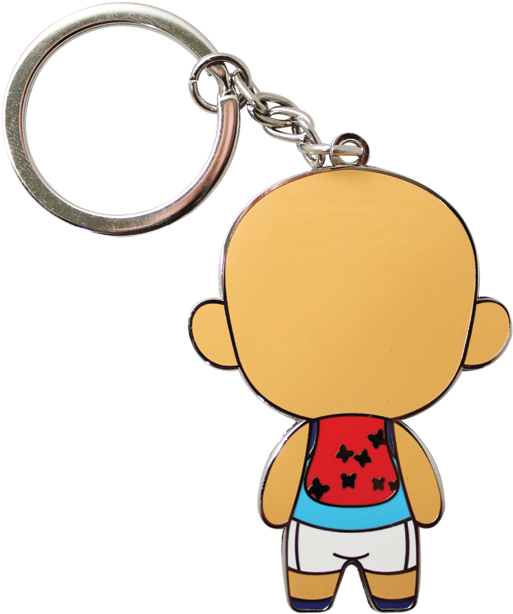 Transparent Metal Keychain Cinonet Upin Ipin Store - Metal (640x640)