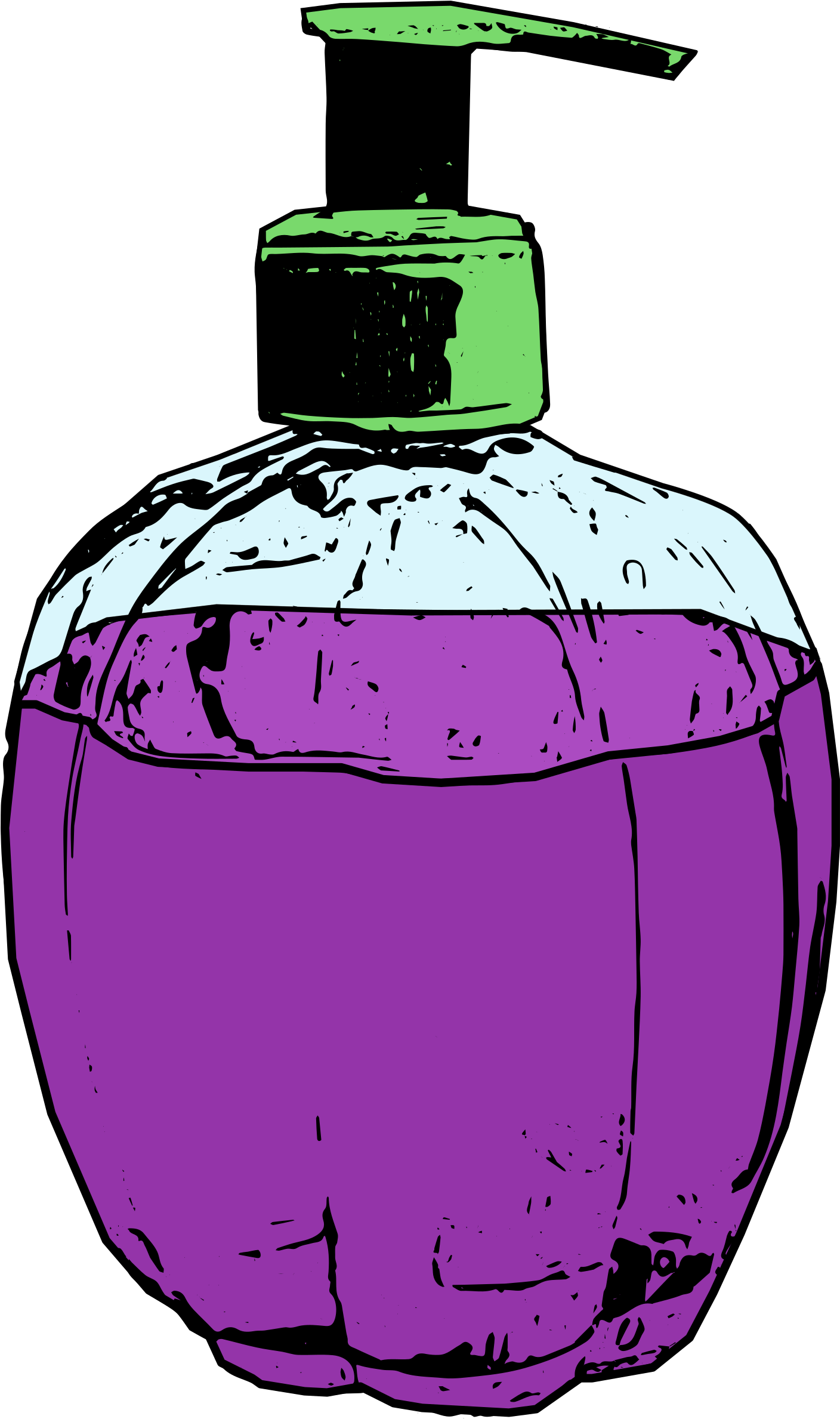 Glass Bottle Thumbnail Foam - Soap Bottle Clipart (1419x2400)