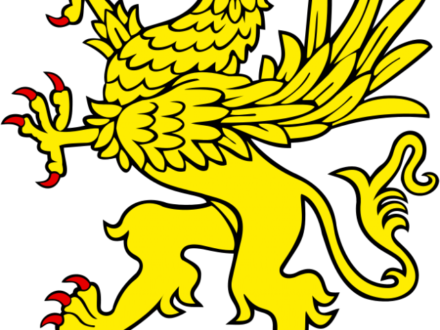 Griffon Clipart Medieval Dragon - Medieval Times Symbols France (640x480)