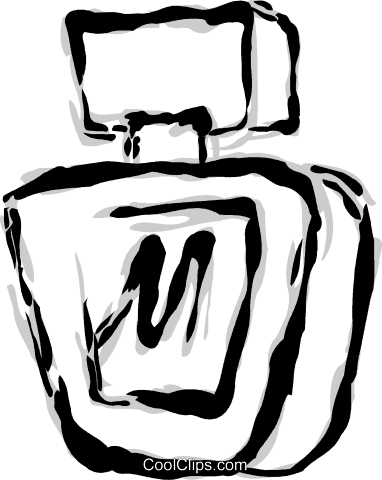 Bottle Of Cologne Royalty Free Vector Clip Art Illustration - Bottle Of Cologne Royalty Free Vector Clip Art Illustration (382x480)