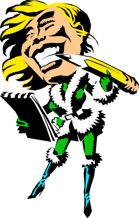 Vector Illustration Of Santa's Workshop Helper Takes - Illustration (448x700)