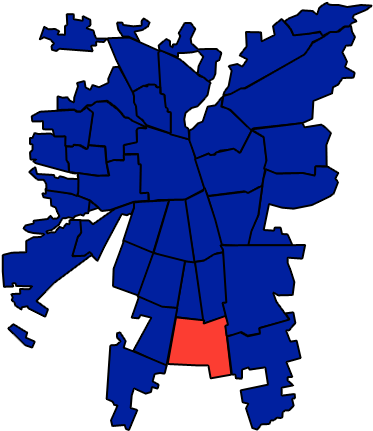 See Only The Map - Comuna De La Granja Mapa (400x450)