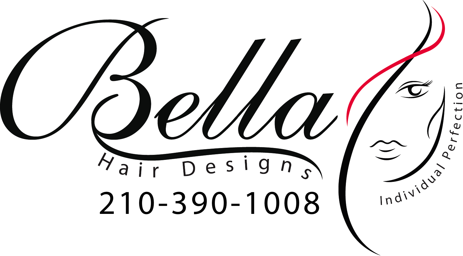 Bella Hair Designs 210 390 - Message Stamps Happy Birthday Elegant (1558x863)