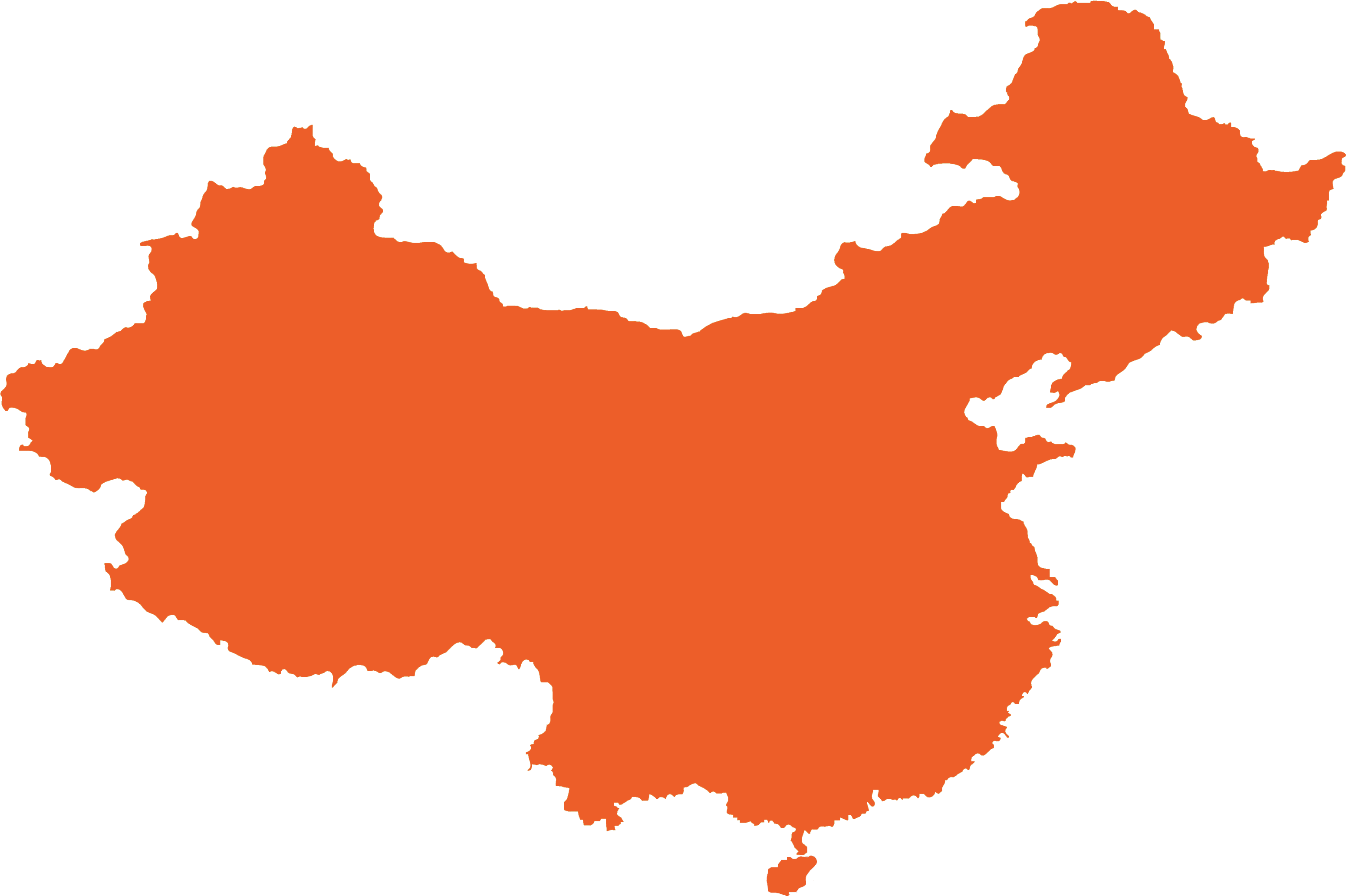 China flag map