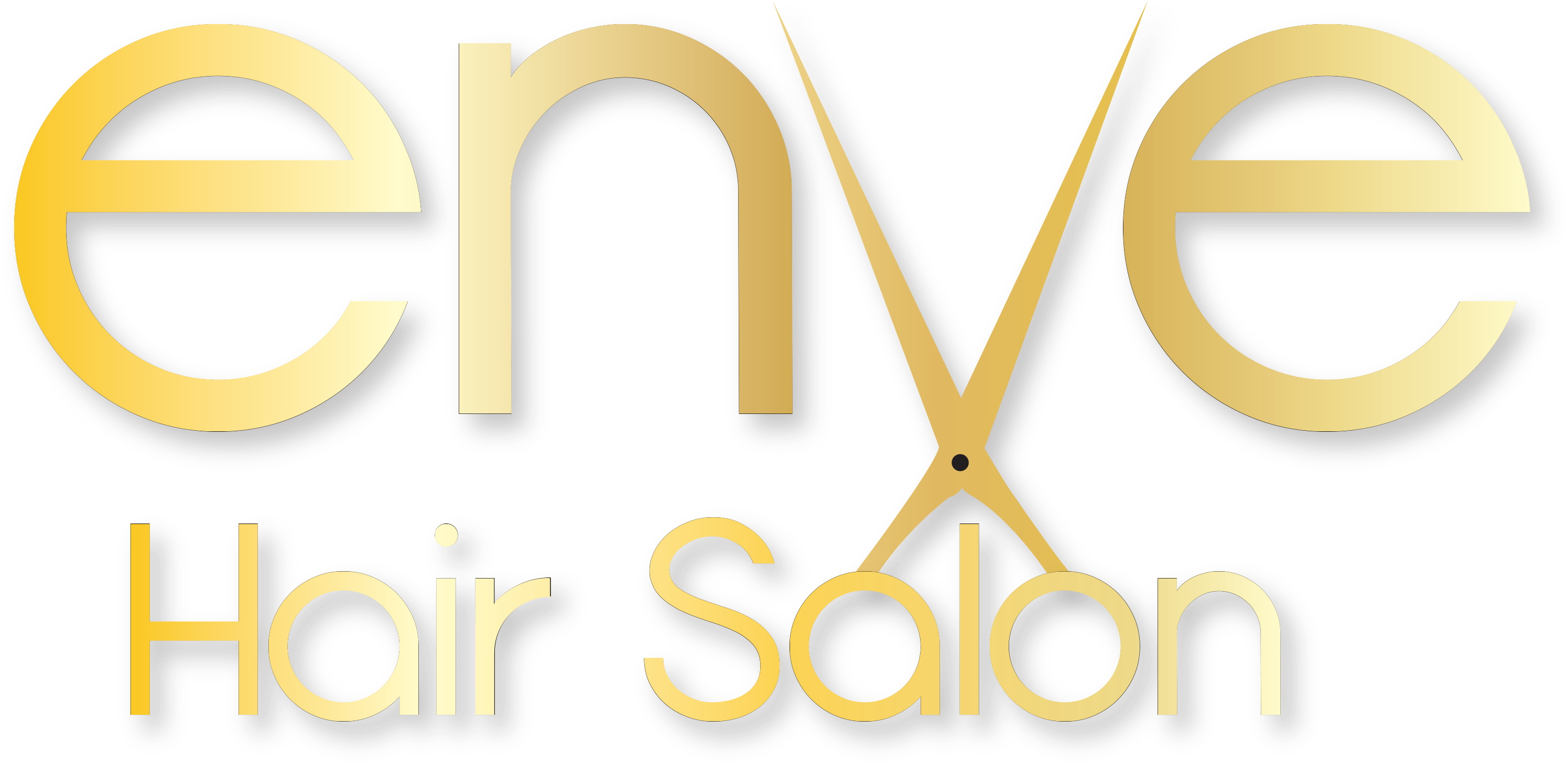 Enve Logo Design - Enve Hair Salon (3375x1784)