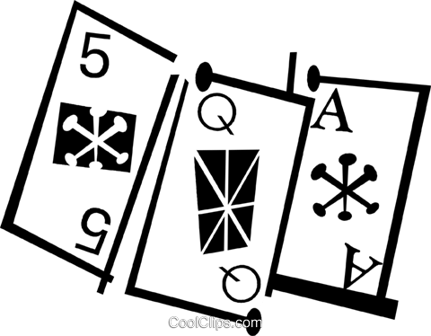 Playing Cards Royalty Free Vector Clip Art Illustration - Pzu Życie (480x374)