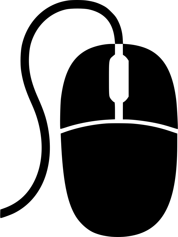 Pc Clipart Svg - Computer Mouse Svg (736x980)