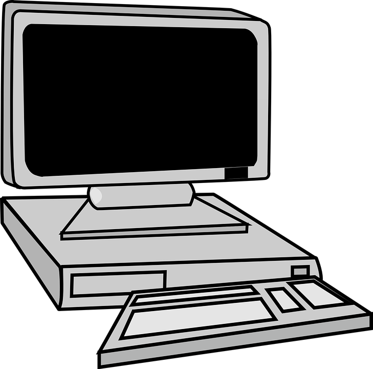 Pc Clipart Book Computer - Animated Image Of Computer (729x720)
