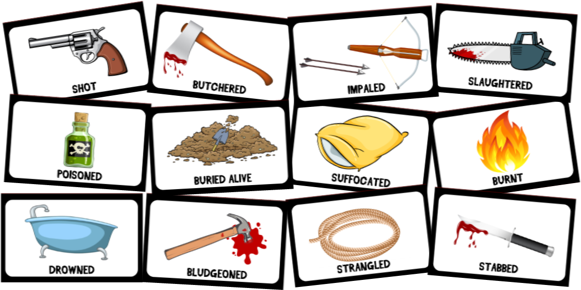 Each Player Has Four Mini Cards, Three Have A Picture - Each Player Has Four Mini Cards, Three Have A Picture (1151x585)