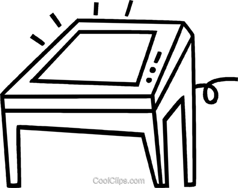 Light Royalty Free Vector Clip Illustration Vc - Light Table Clipart (480x378)