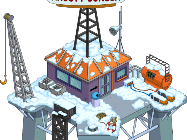 Oil Rig Clipart West - Krusty The Clown (640x480)