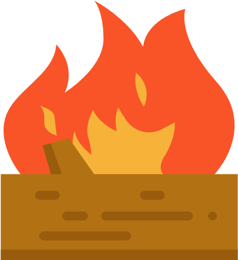 Clip Art Free Library Miscellaneous Wooden Wood Nature - Fireplace Wood Icon (512x512)