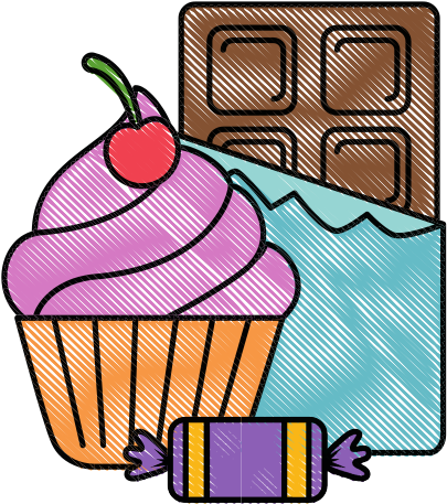 Candies Drawing Chocolate Bar Png Freeuse Download - Candy (550x550)