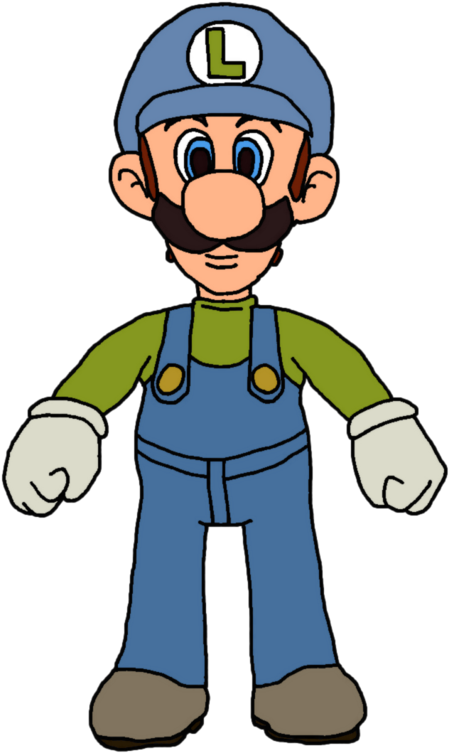 Fever Clipart Shivering - Luigi Anime Deviantart (643x1070)