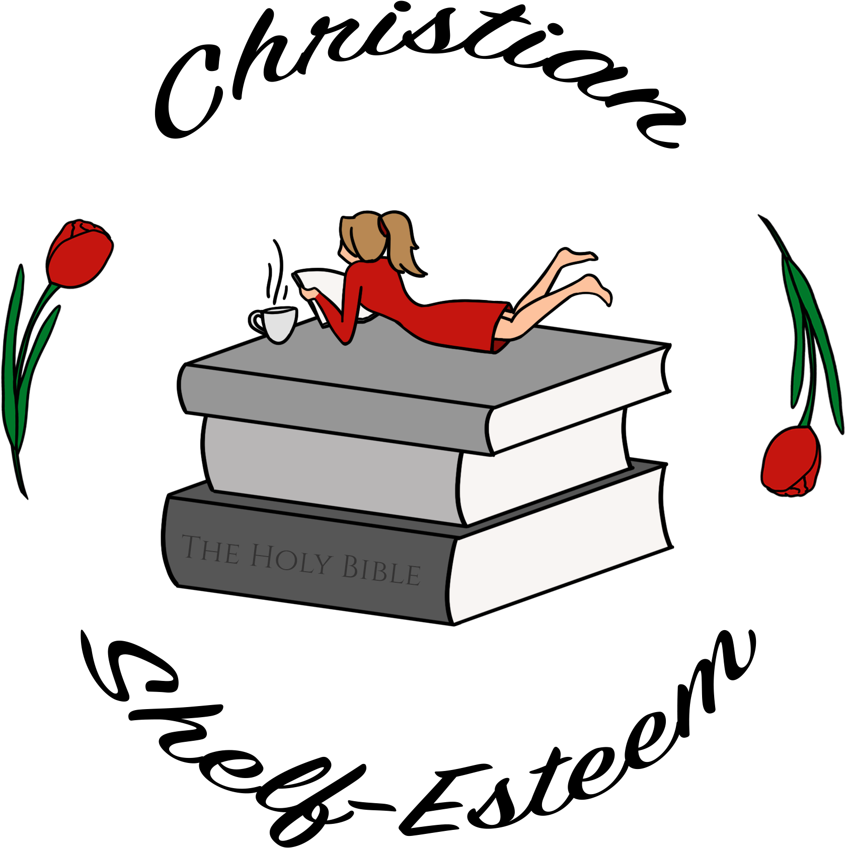 Christian Shelf-esteem - Illustration (1800x1800)