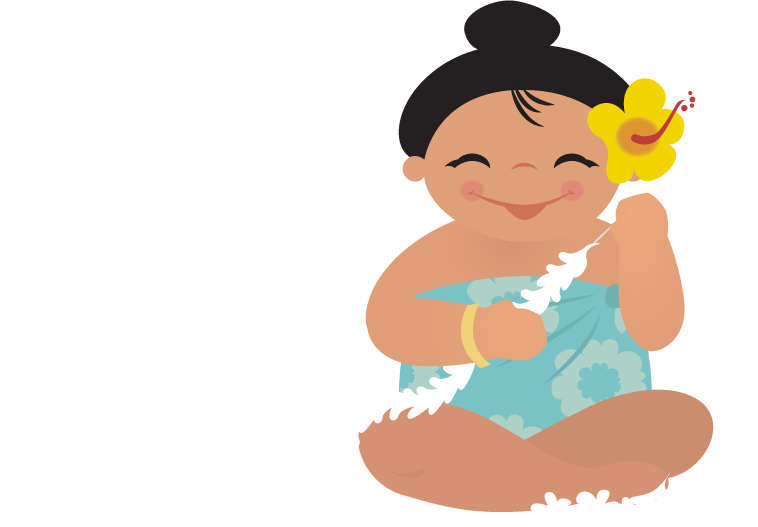 Online Introductory Hawaiian Language Course - Cartoon (758x527)