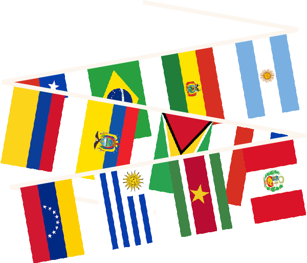 Clip Art Flag Of South America - Clip Art Flag Of South America (600x513)