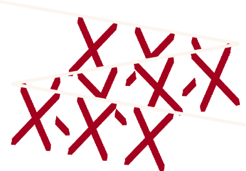 Alabama Flag Bunting - Alabama (500x348)