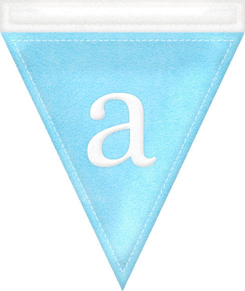 A Big Top Alphabet Soup, Big Top, Bunting, Meraki - Party (488x580)