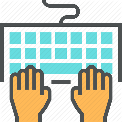 Typing Icon Clipart Computer Keyboard Computer Icons - Data Entry Png (512x512)