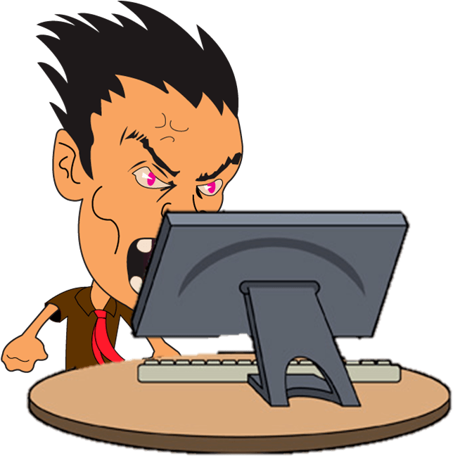 Unhappy Trainee - Funny People Clip Art (660x657)