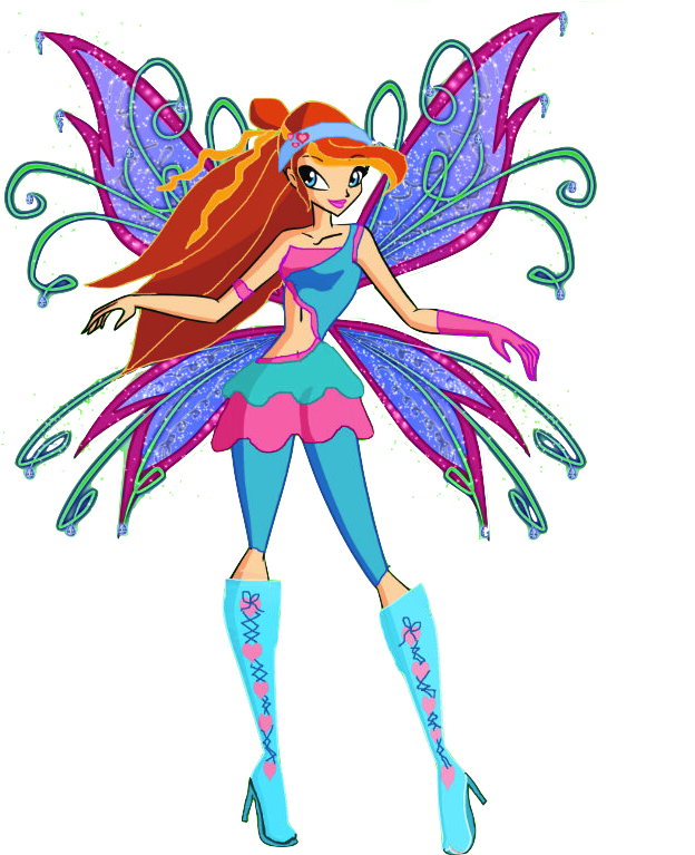 Winx Bloom - Draw Winx Club Bloom Butterflyix (1023x767)