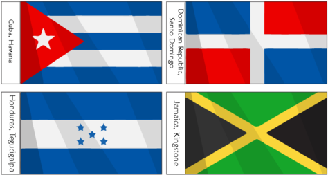 Flags Of North America Printables (500x386)