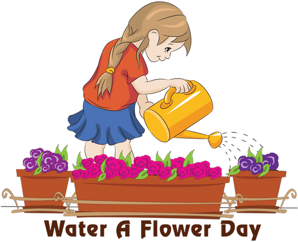 National Water A Flower Day - Cooking With Water Clipart (640x503)