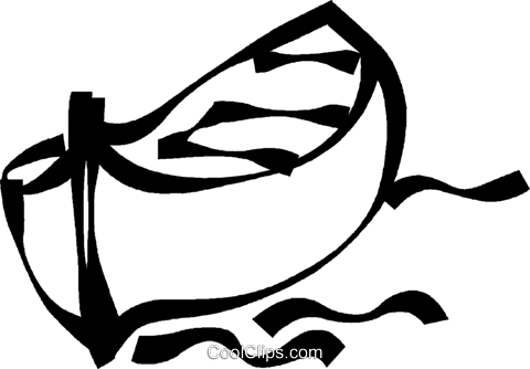 Canoe Royalty Free Vector Clip Art Illustration - Canoe Royalty Free Vector Clip Art Illustration (480x334)