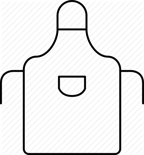 Clipart Royalty Free Download Cooking By Tom Fricker - Apron (477x512)