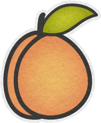 ○‿✿⁀peaches‿✿⁀○ Fruits And Veggies, Peaches, Baskets - Discapacidad Visual (355x432)