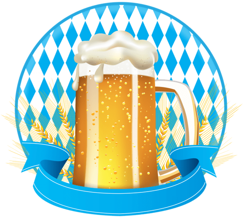 Free Png Oktoberfest Banner With Beer Png Images Transparent - Oktoberfest Vector (850x737)