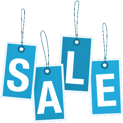 50% Off Blue Tag Items Goodwill Central Coastgoodwill - Blue Sale Tag Png (400x400)