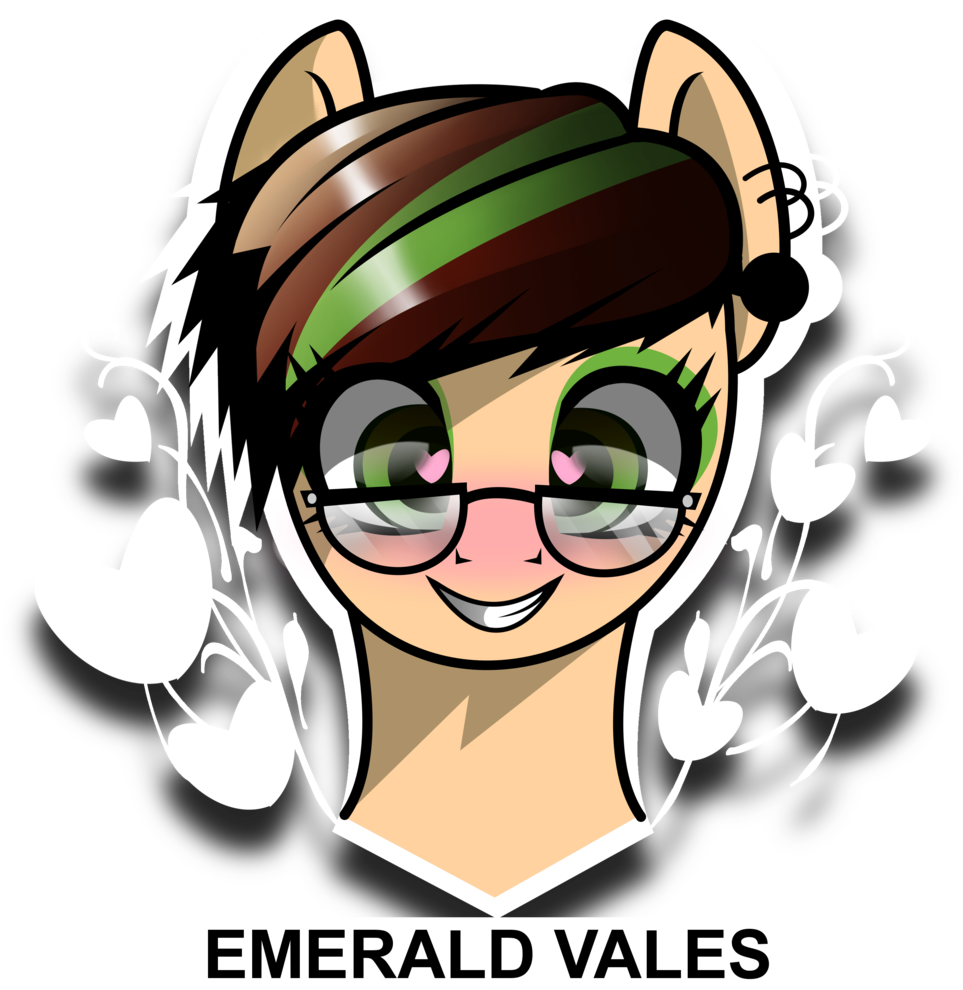 Alexdiamondskye, Blushing, Brown Mane, Cute, Ear Piercing, - Cartoon (1024x1024)