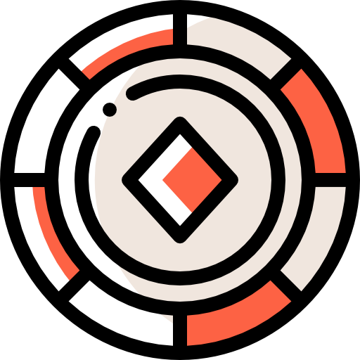 Poker Chip Free Icon - Icone Protection Png (512x512)
