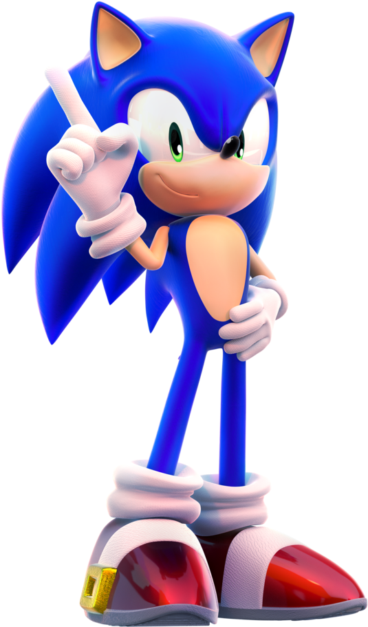 Sonic The Hedgehog Clipart Mario Bros - Smash Bros Sonic Png (578x934)