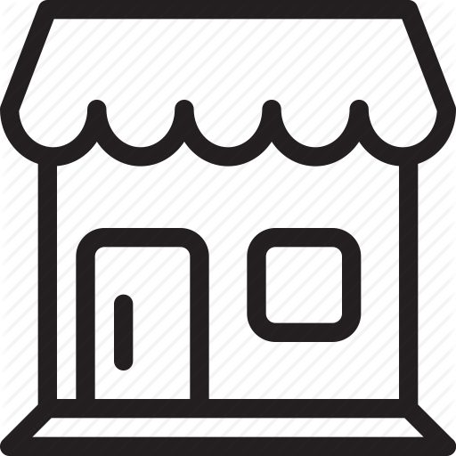 Store Icon Line Png (512x512)