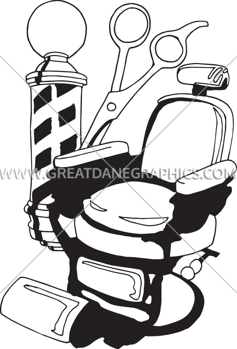 Barber Drawing At Getdrawings Com Free For - Barber Chair Vector Png (825x1214)
