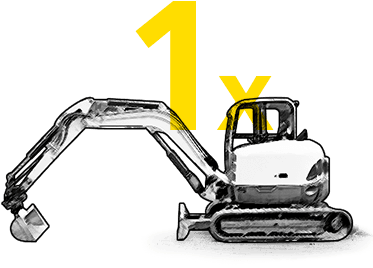 Crawler Excavator - Bulldozer (530x427)