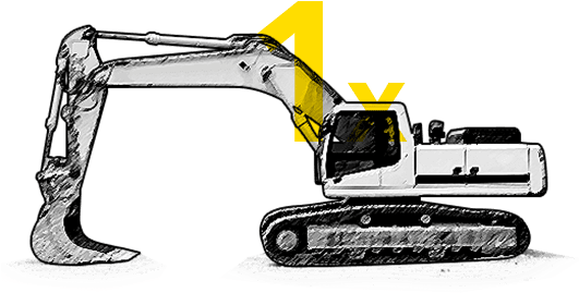 Mobile Excavators And Wheel Loaders - Bulldozer (530x427)