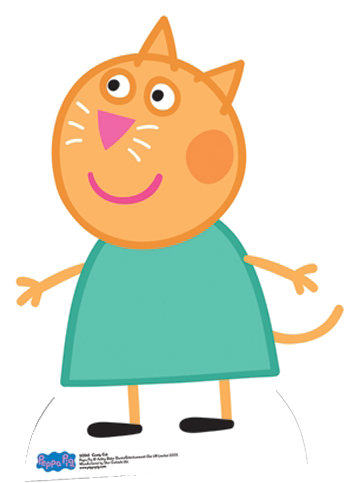 Vector Freeuse Download Image Stasc Peppa Pig - Gato De Peppa Pig (380x500)