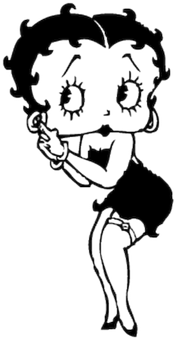 Betty Boop Vector Art (800x800)