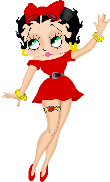 I'm So Pretty - Betty Boop And Coffee (387x605)