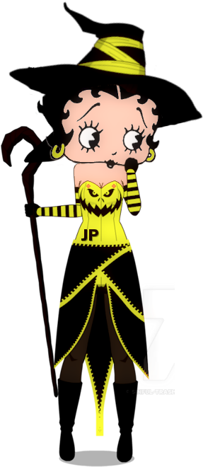 Betty Boop Halloween, The Creator, Bb, Clip Art, Illustrations - Betty Boop (365x698)
