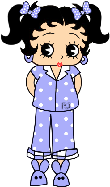 Bed Time Betty Boop Cartoon, Pink Outfits, Bedtime - Betty Boop (400x650)