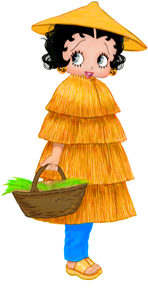 Betty En Los Plantios De Arroz Dibujos Animados, Rincon, - Betty Boop (716x1011)