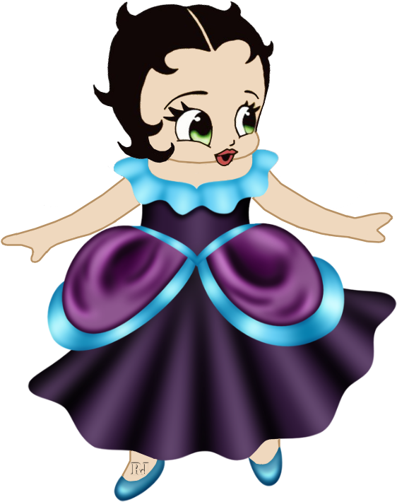 Little Xmas Boop Betty Boop - Fairy (712x900)