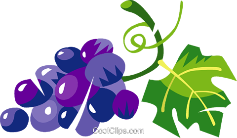 Uvas Livre De Direitos Vetores Clip Art Ilustração - Clip Art (480x279)